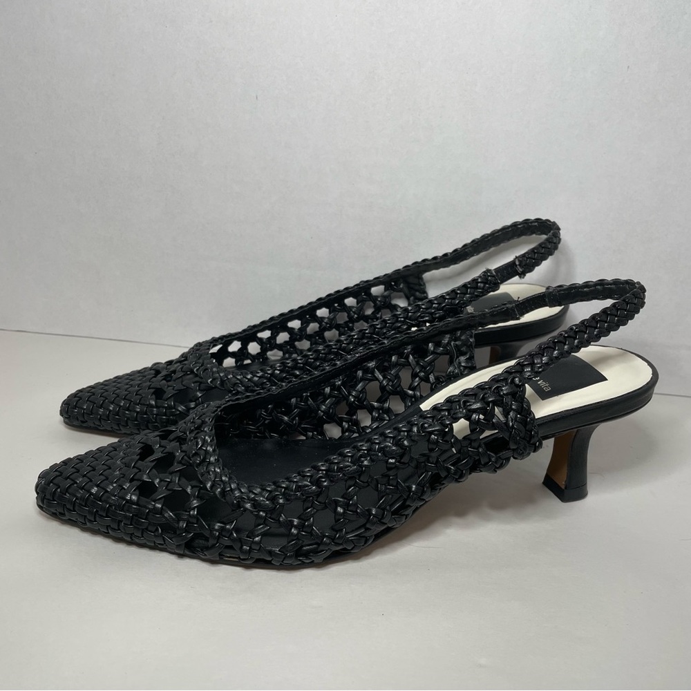 Dolce Vita Black Slingback Heels - Picture 3 of 8